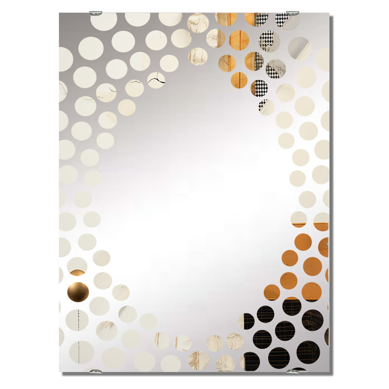 Miroir mural Sunset Collage VI - Abstract Collages MIR131724, 40 po x 30 po