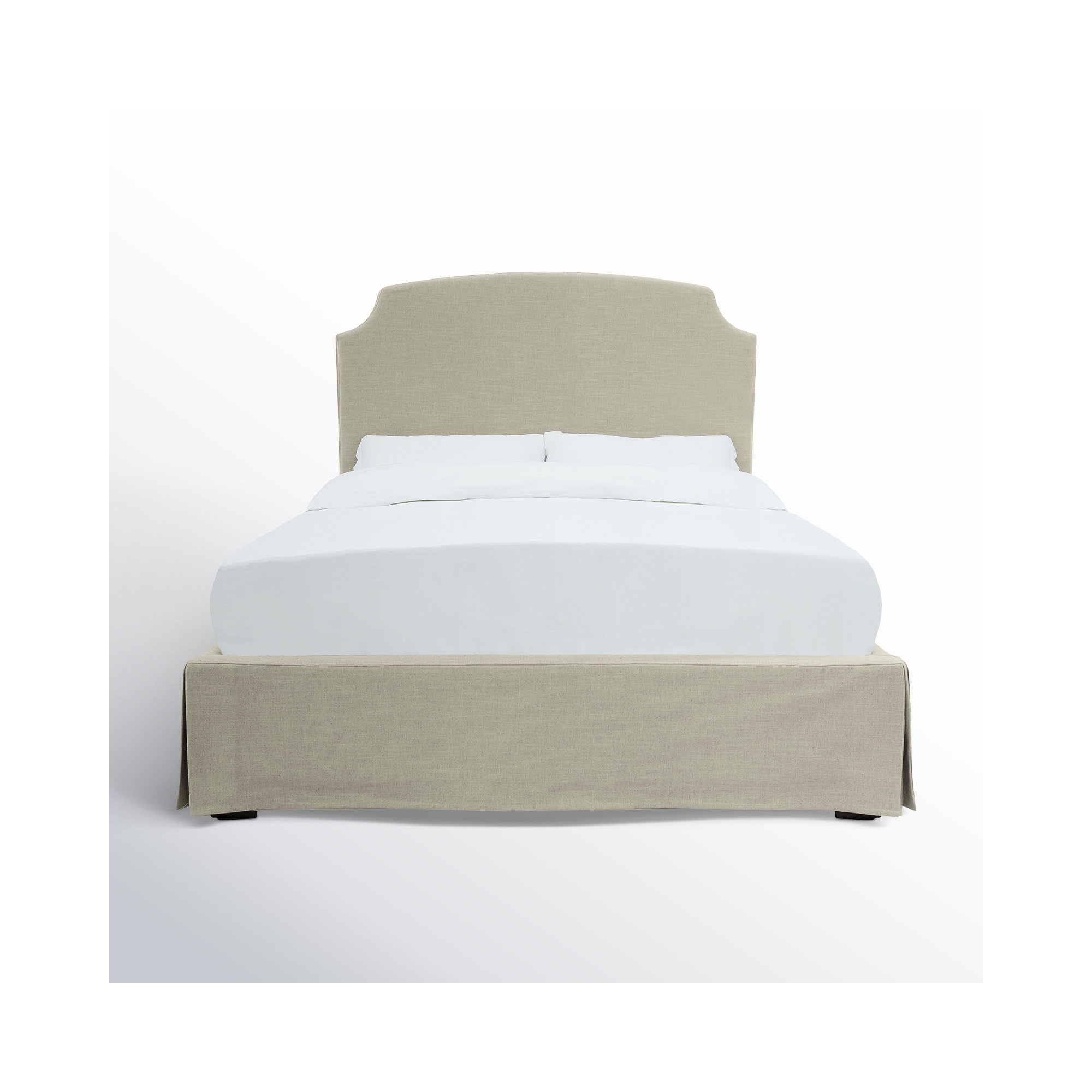 Dowling Upholstered Bed, King, Cream