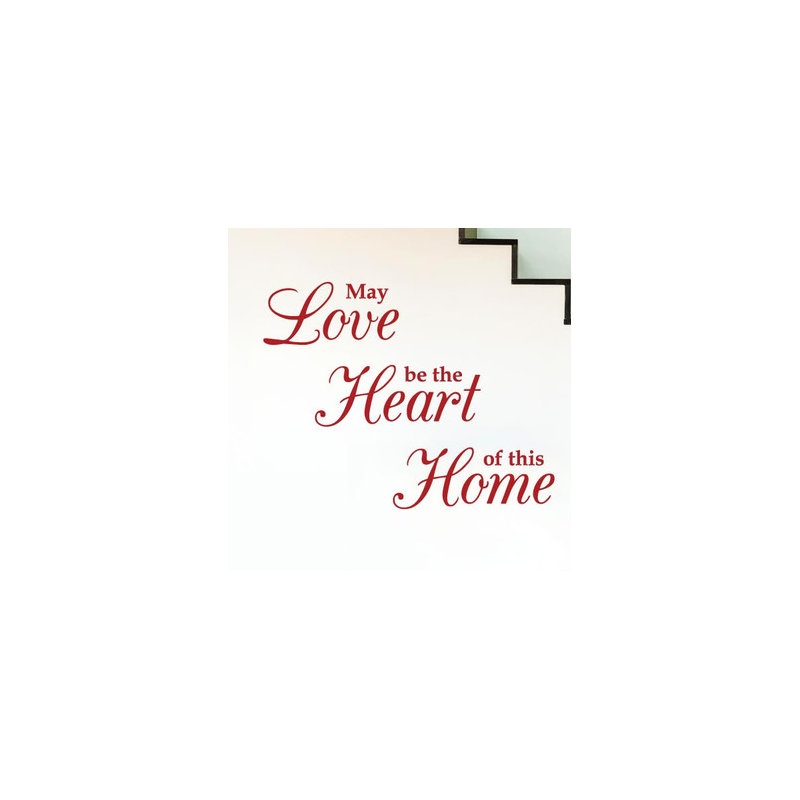 Non-Wall Damaging Wall Decal, Dark Red, Large