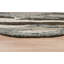 Tapis rond brun / gris en laine touffeté à la main à motif camouflage Joolia-608579548