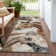 Machine Washable Indoor/Outdoor Cinead ACN1720 Beige Rug