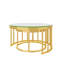 Ensemble de 2 lits gigognes ronds Bedworth avec cadre en métal-2144408506