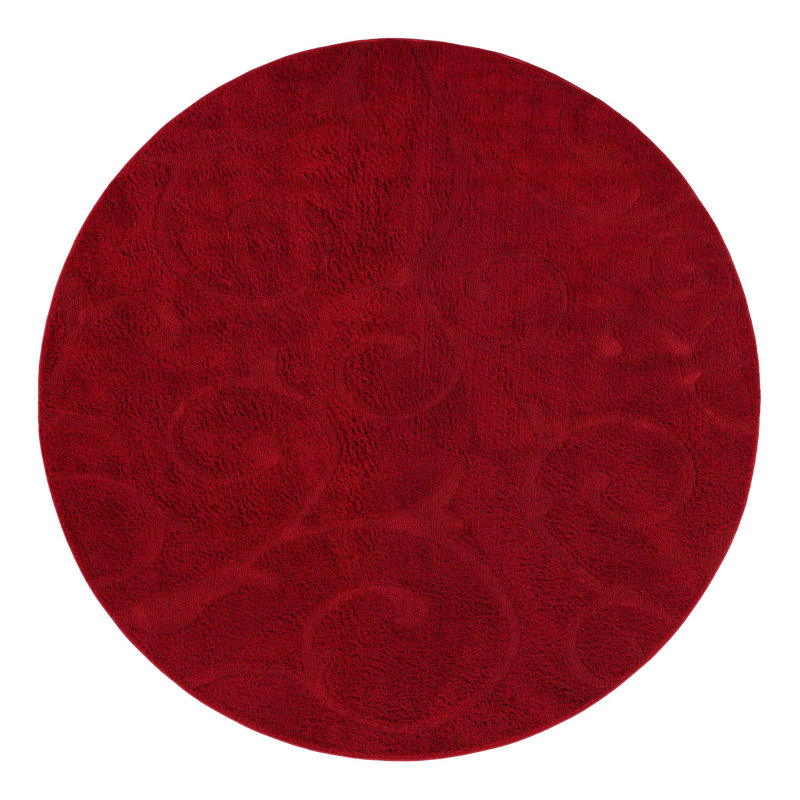 Tapis rouge sang Baynes, Rond 7 pi 10 po, Red