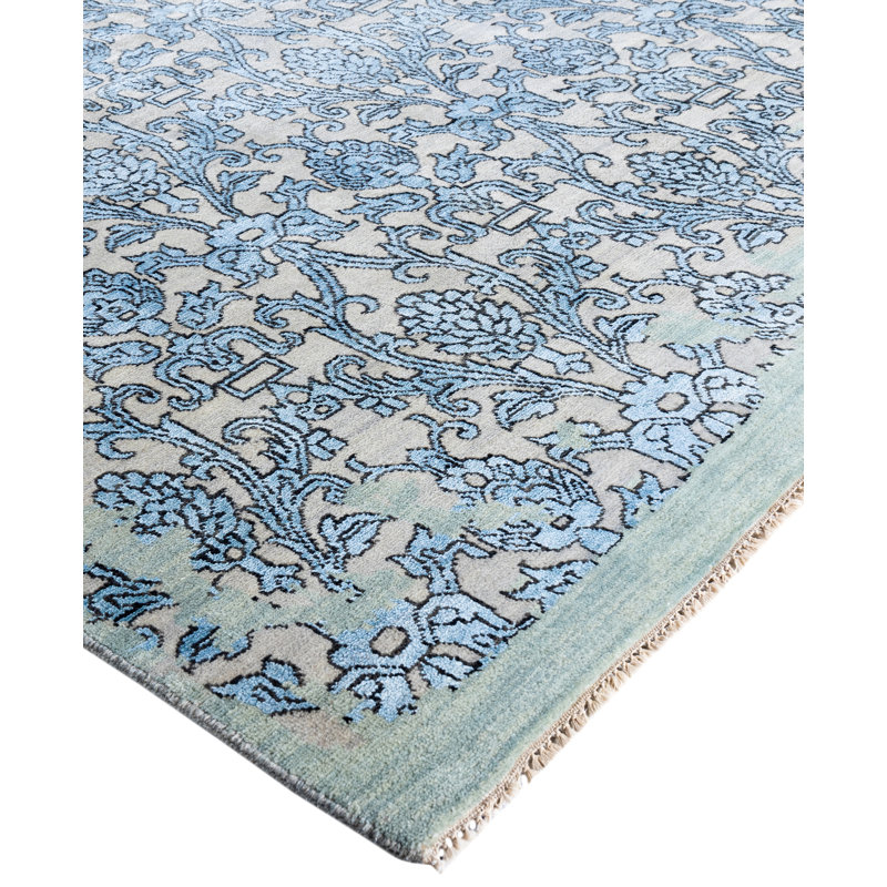 Overdyed One-of-a-Kind 8' 2" X 10' 3" Hand Knotted Area Rug