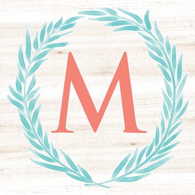 Laurel Wreath M - Wrapped Canvas Print