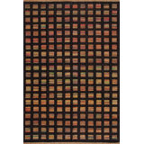 Metropolitan Flatweave Wool Area Rug in Black