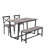 4-Piece Rectangle Dining Table Set-11145477