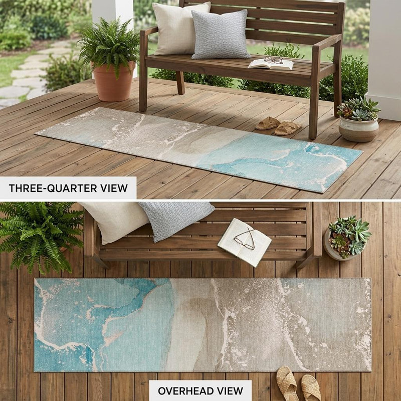 Tapis de couloir d'extérieur 8 pi