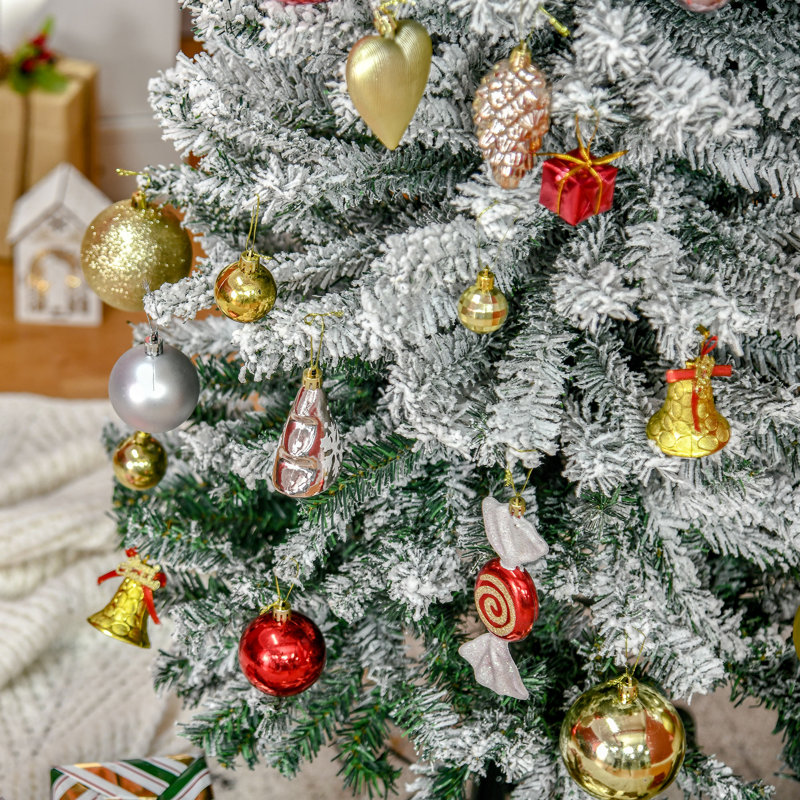 Artificial Pine Christmas Tree, 7.5' H