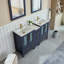  Ensemble de meuble-lavabo double 60 "avec miroir 60"-62326208
