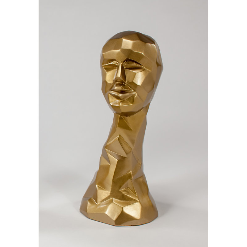 Statue, 20" H x 9.5" W x 8.5" D, White