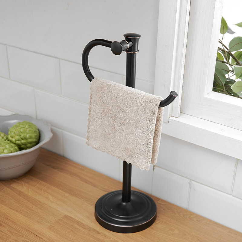 Freestanding Countertop Towel Stand, Oil Rubbed Bronze