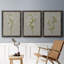 «White Field Flowers I», ensemble de 3 peintures sur toile encadrées-245800531-245800528