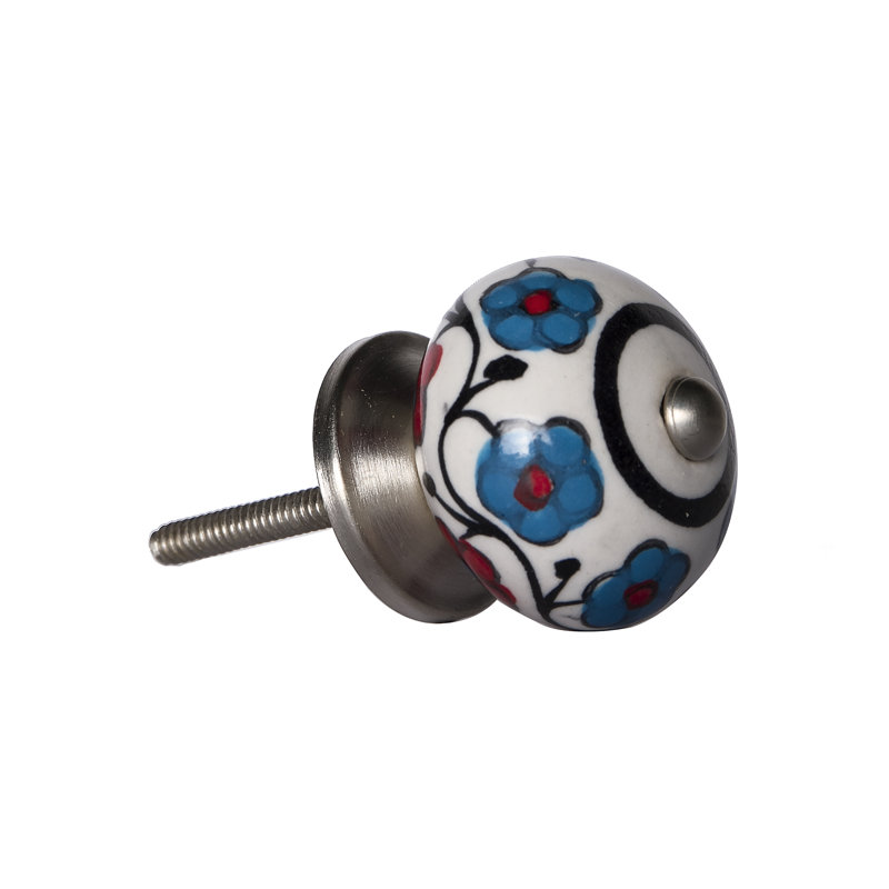 Hand Painted 1.5" Diameter Mushroom Knob Multipack