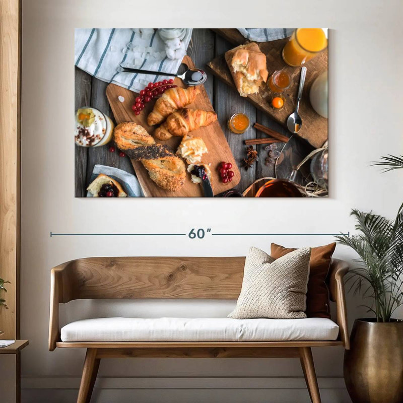 Yarlin Bread For Breakfast, 34" H x 51" W