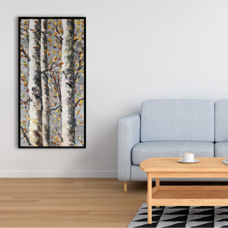 Blossoming Birches Print On Canvas