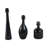 Set Of 3 8/11/15" Olympia Blue Ceramic Bottles