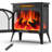 Freestanding Fireplace With Electronic Temperature Control