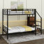 Denslowe Standard Bunk Bed with Bookcase-2112567749-2112567748