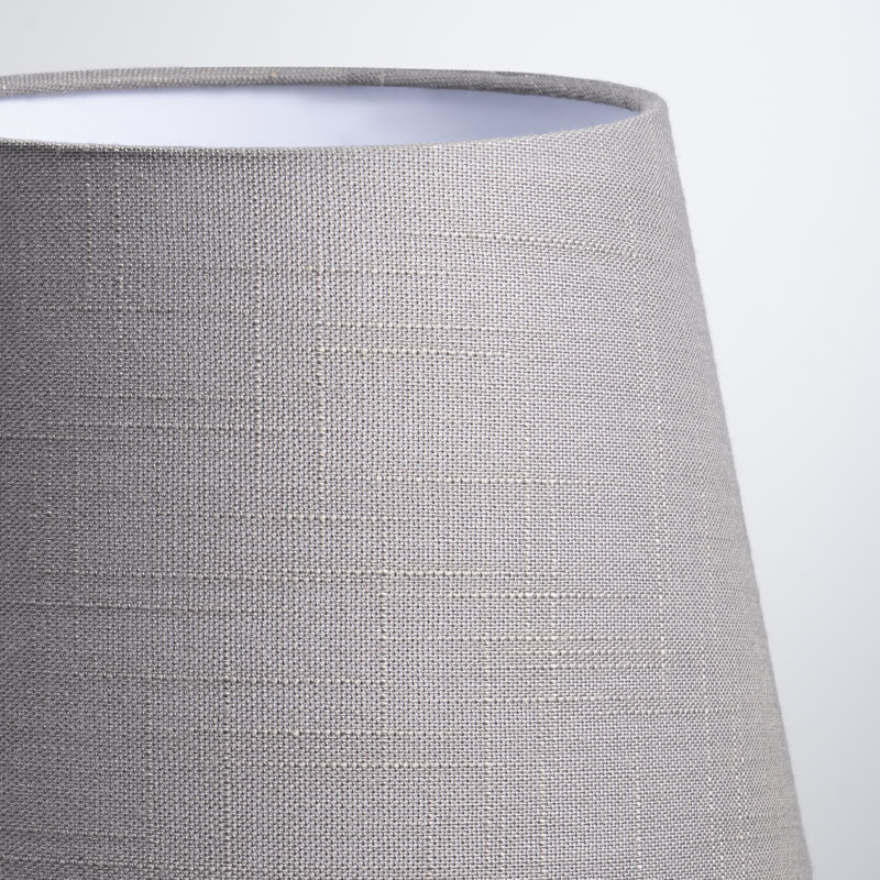 Lampe de table noire 19 po avec contrôle tactile Maestas, Gris