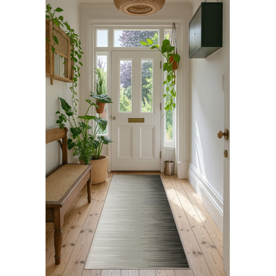 Tapis oriental noir / gris Atchison