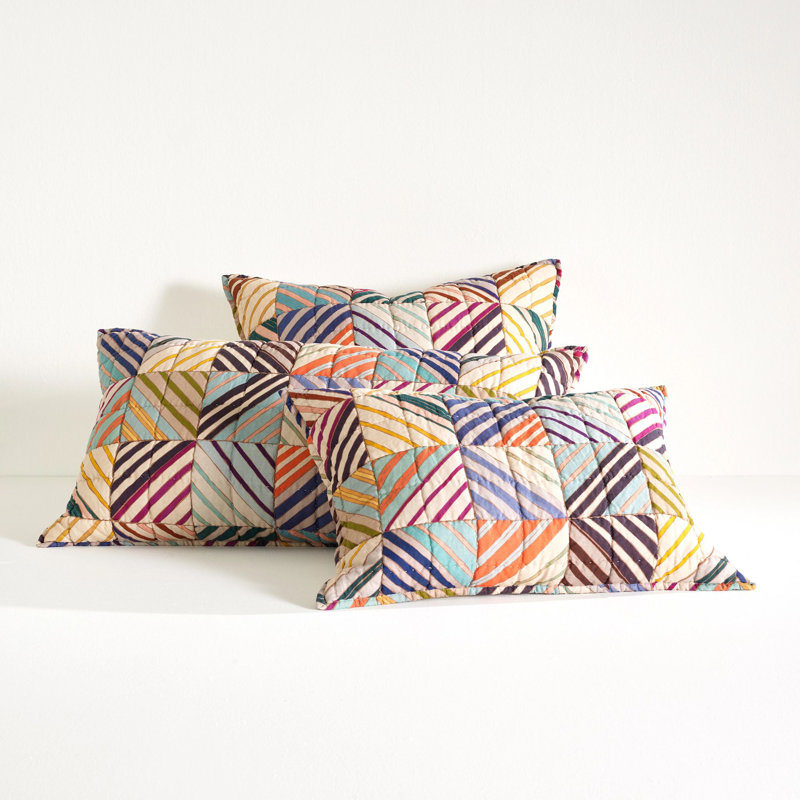 Potter Linen Multi Quilted Sham, Euro