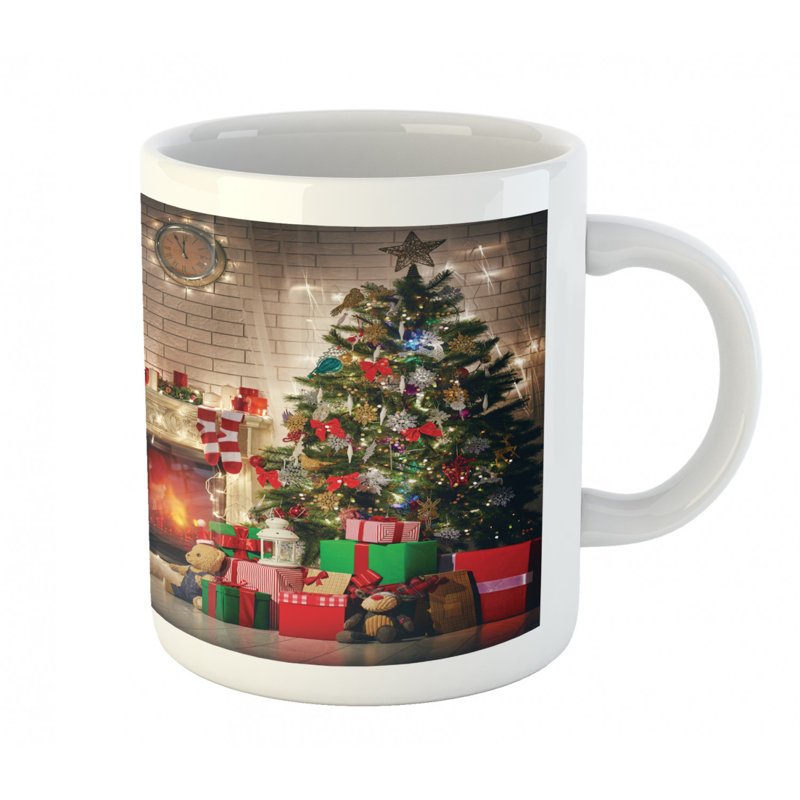 Grande tasse à café santa