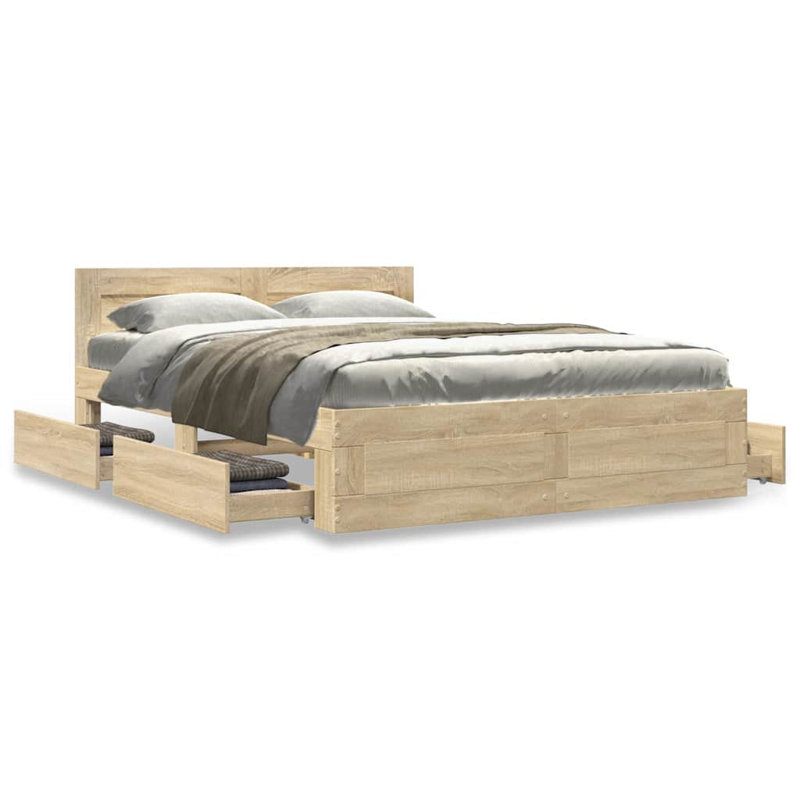 Bed, Double (4'6), Sonoma