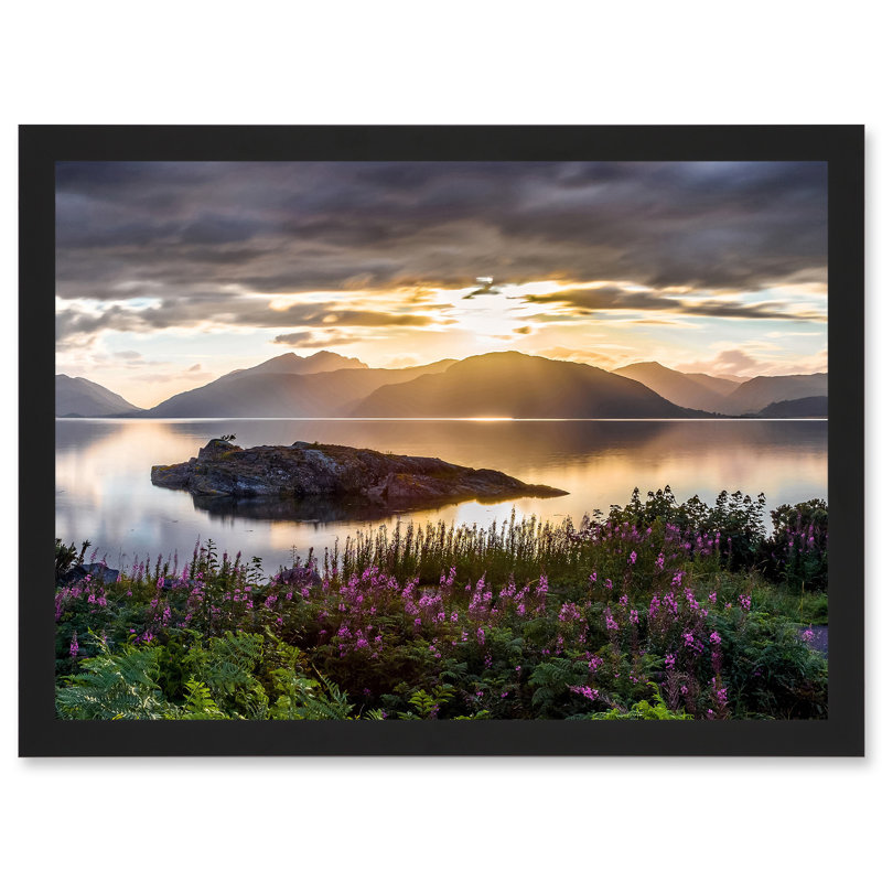 Trienke Sunset Loch Linnhe Highland Scotland - Single Picture Frame Print