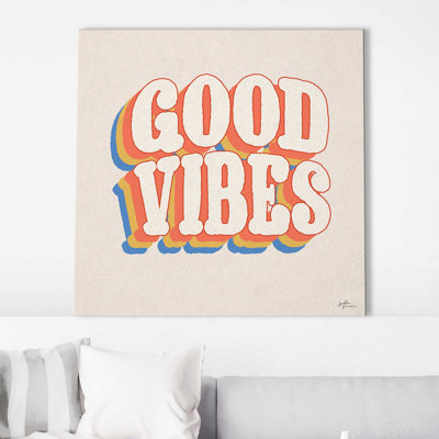 " Good Vibes I " Painting Print