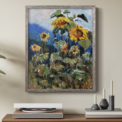 Vintage Floral Print CCCLXIII Framed Print - Solid Wood