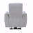 Chenille Fabric Upholstered With Power Motion Function With Recliner Function With Usb Charger Charger Port
