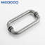 8 Inch Back to Back Shower Door Handle - 203mm Round Double Sided Pull Plate for 1/4" to 1/2" Thick Glass, Stainless Steel-117169023-117169021