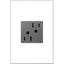 Prise Legrand adorne 15A inviolable (finition magnésium), ARTR152M4-113615528