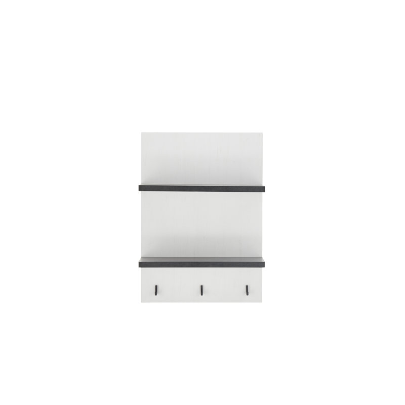 2 Piece Accent Shelf, White