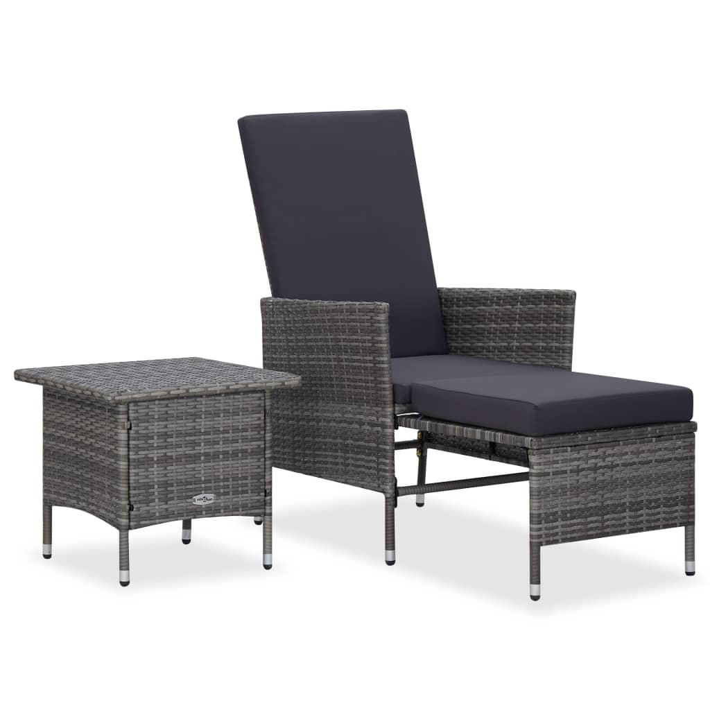 Lounge-Set aus Polyrattan mit Polster