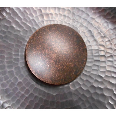 1.5" Pop-Up Drain for Copper Bath Sinks Non-Overflow