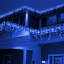 LED Icicle Lights Cool White Christmas String Lights with 8 Modes for Indoor and Outdoor Use-1987955070-1987955066