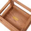 Tabouret à langer en bois de chêne massif pour adultes, 13 po