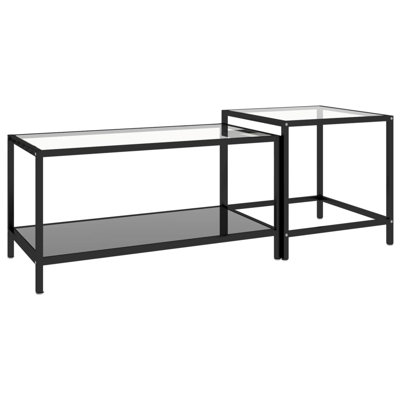 Maccharles Solid Wood Nesting Tables with Storage by Ebern Designs