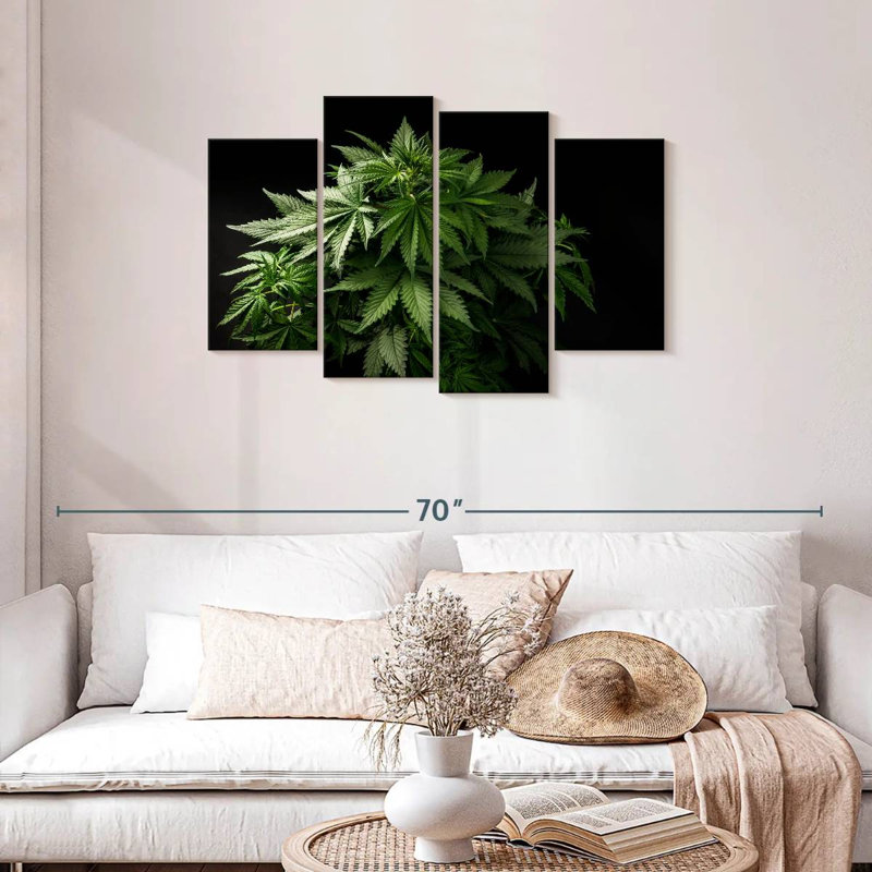 Senne Marijuana Cluster, 27" H x 43" W