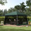 Tente à auvent inclinable avec filet Outsunny-114930117