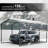 Outdoor Carport, 10 X 15 FT Carport, Heavy Duty Carport Canopy With Galvanized Steel Roof And Frame, Metal Carport Large Garage For Driveway Car, Truck (Canopy)