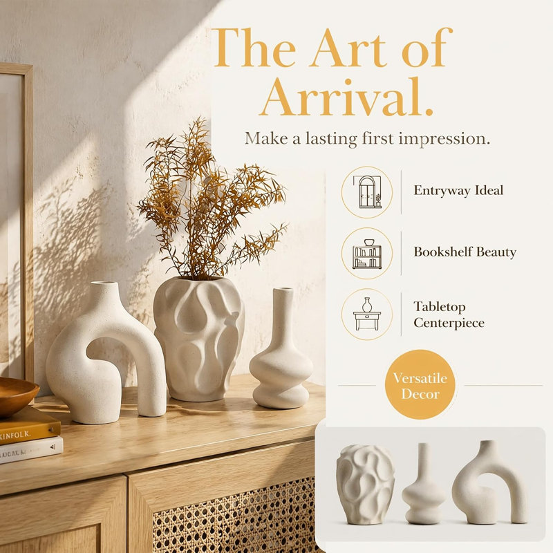 Decorative Vase Jar - Set of 3