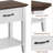 2Pcs End Table With Drawer, 2 Tiers-1012493264-1012493267