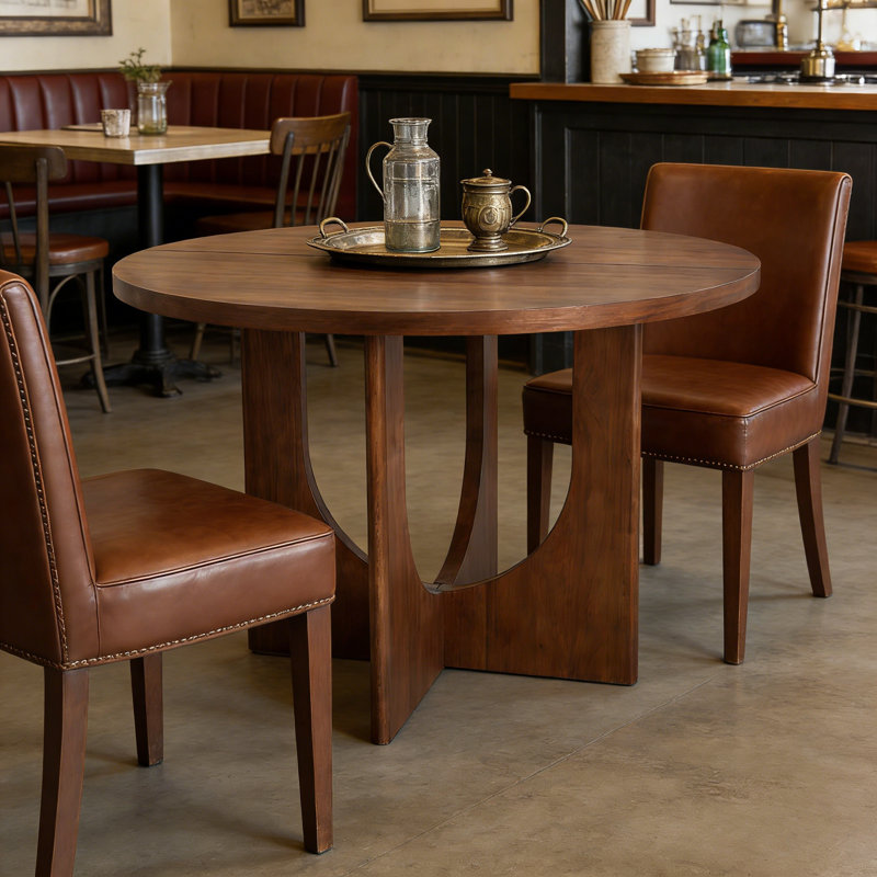 Table de salle à manger 48 ", Noyer