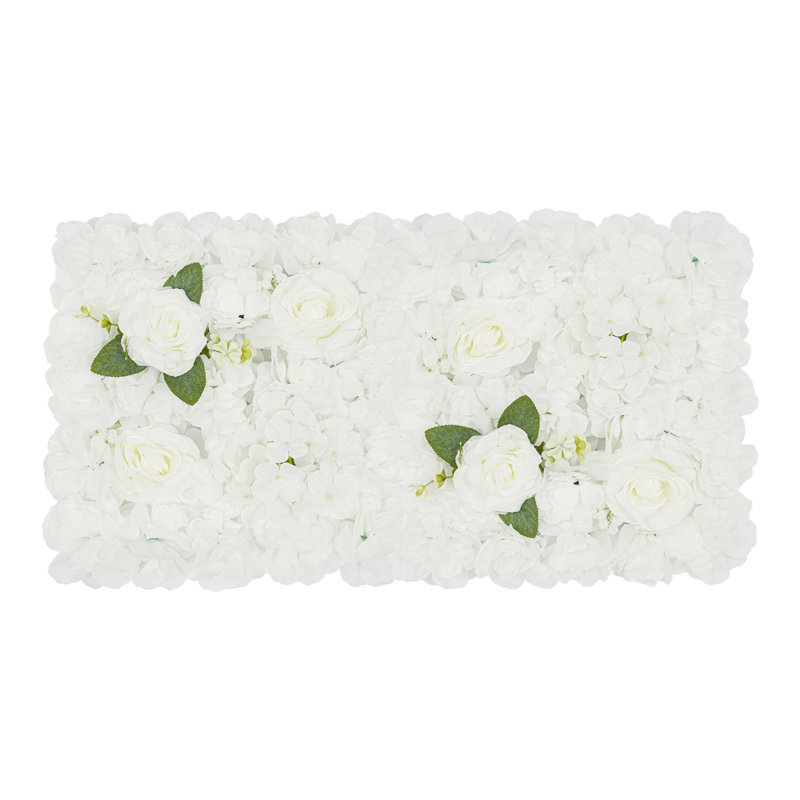 12 panneaux muraux de fleurs artificielles pour décors de mariage