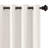 Linen 100% blackout curtains Thermal for Winter Insulated Linen Textured Grommets Heather Pattern Curtains 2 Panel Sets-904751980-904751983