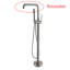Robinet de baignoire à fixation au sol-89204484