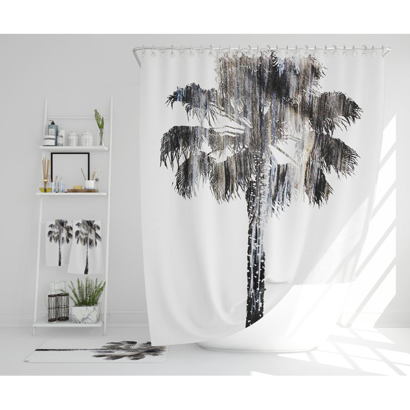 Nuraiz Polyester Shower Curtain Set